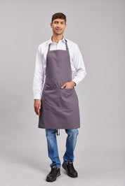 Delantal Pechera Prime Chef Sydney Gris