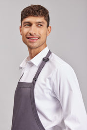 Delantal Pechera Prime Chef Sydney Gris