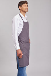 Delantal Pechera Prime Chef Sydney Gris