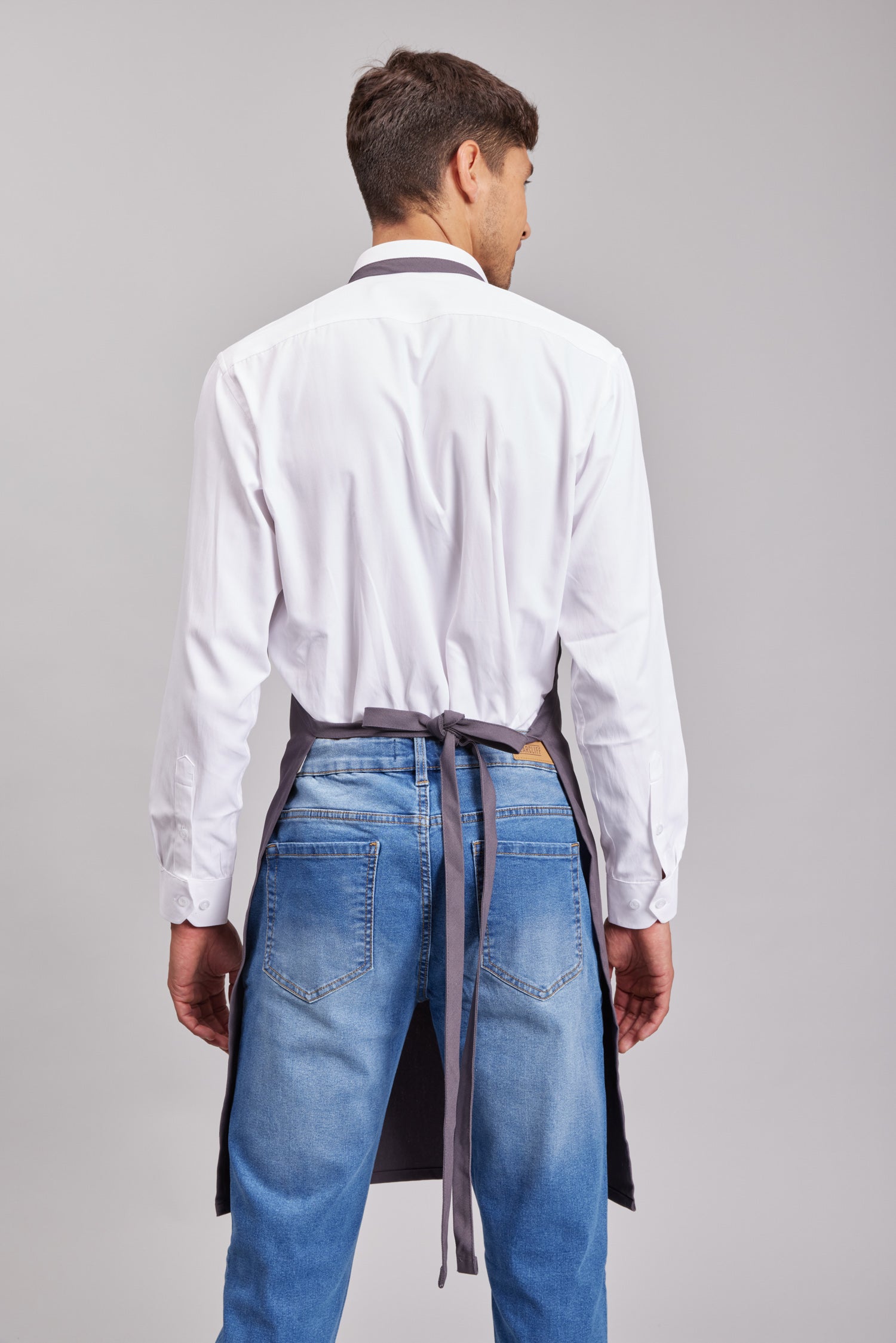 Delantal Pechera Prime Chef Sydney Gris