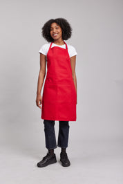 Delantal Pechera Prime Chef Sydney Rojo