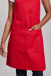 Delantal Pechera Prime Chef Sydney Rojo