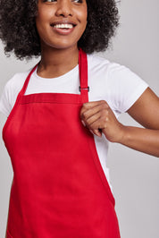 Delantal Pechera Prime Chef Sydney Rojo