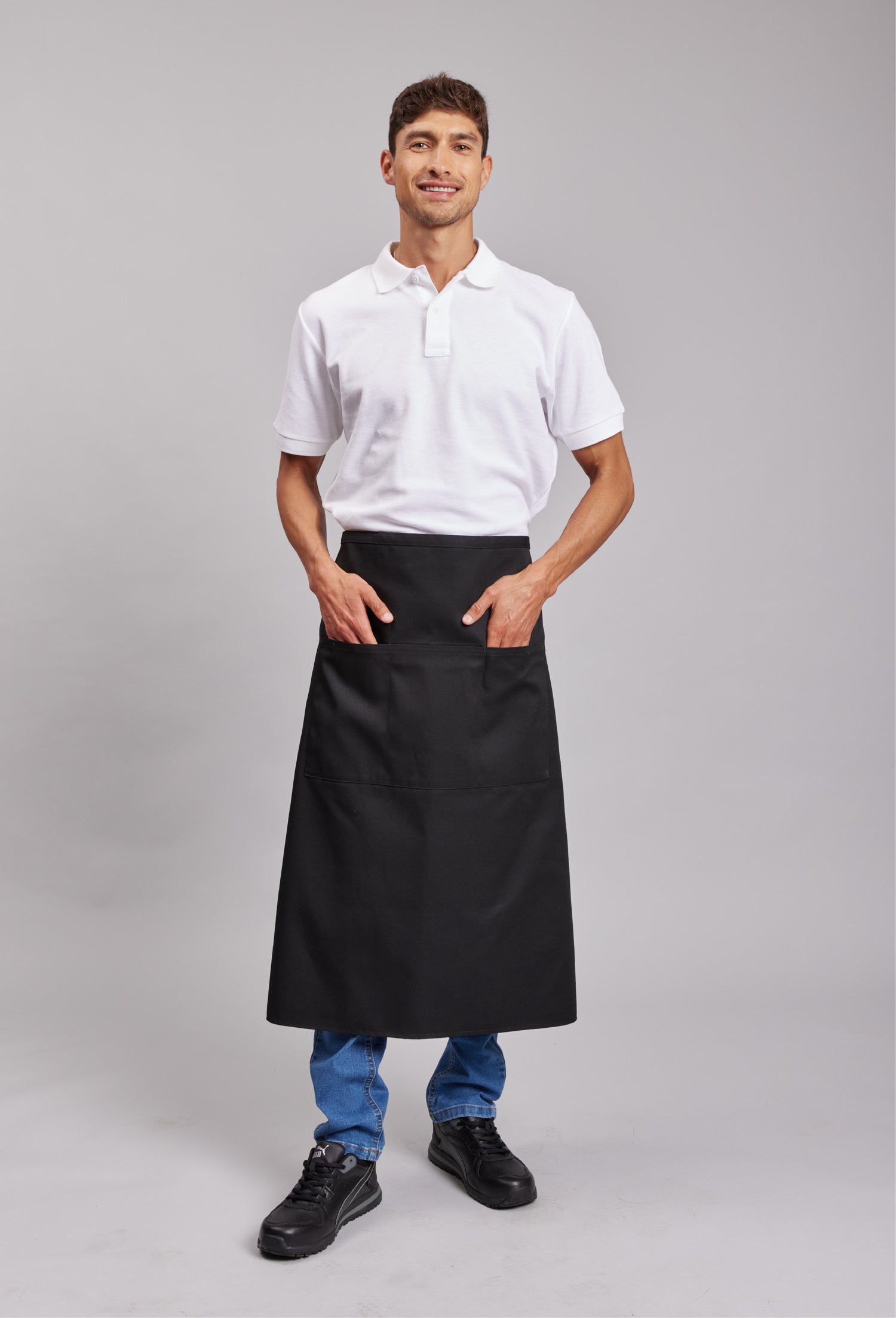 Mandil Reversible Prime Chef Negro
