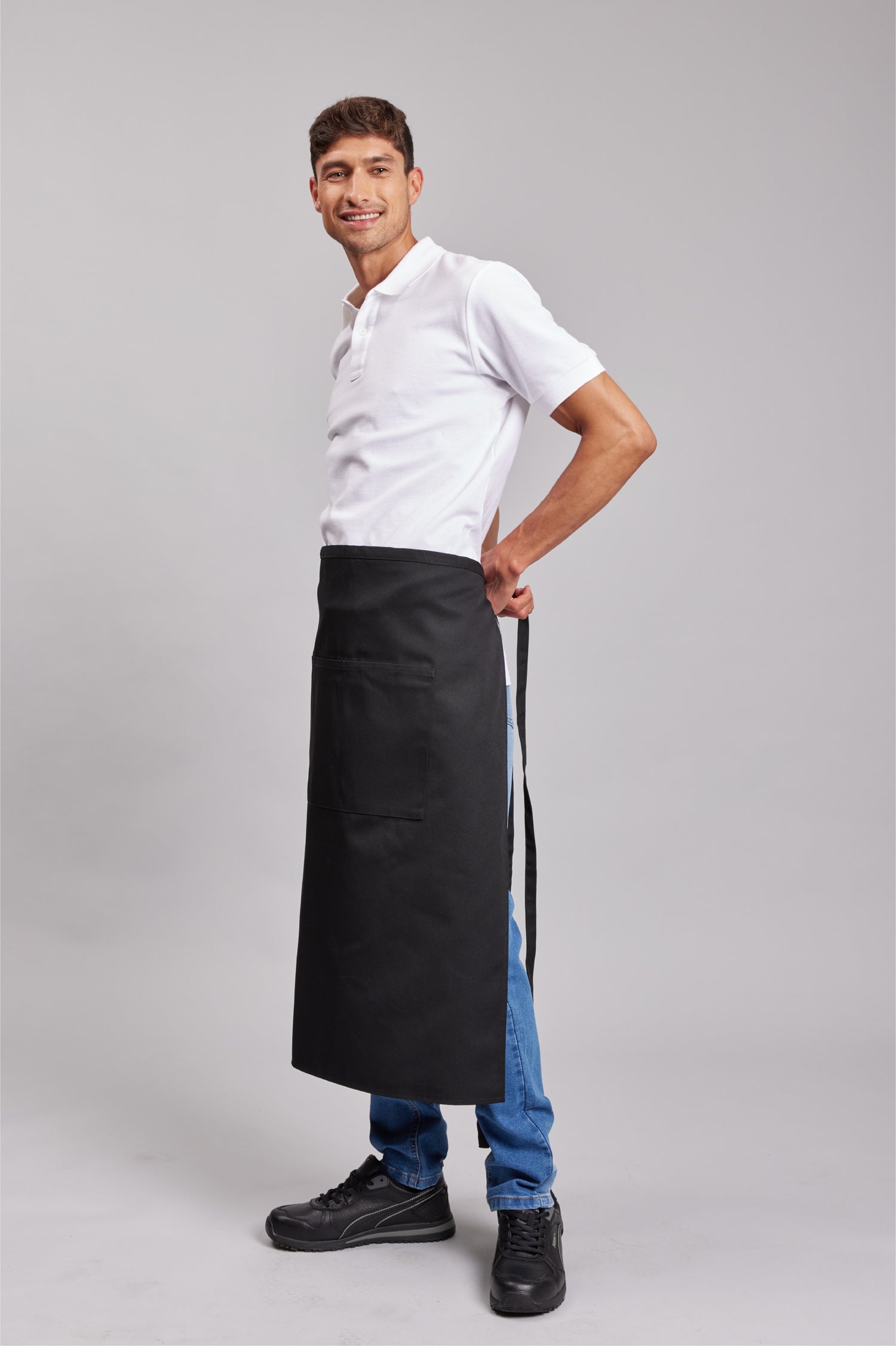 Mandil Reversible Prime Chef Negro