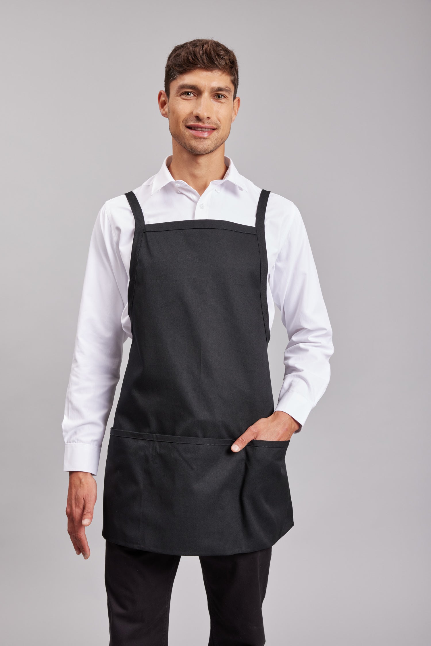 Delantal Pechera Prime Chef Canberra Negro