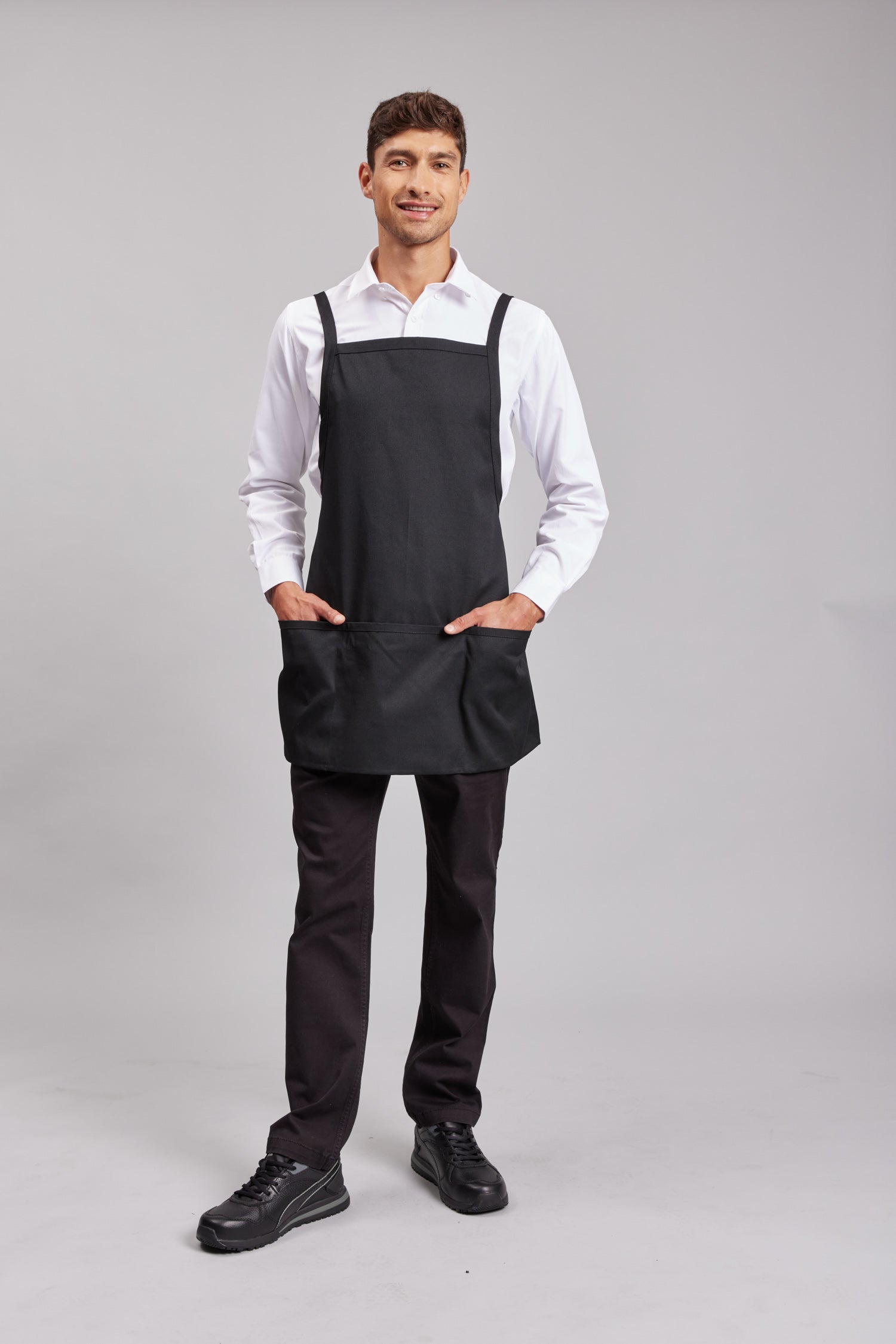 Delantal Pechera Prime Chef Canberra Negro