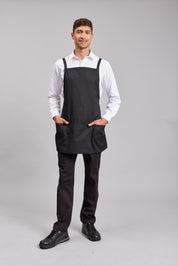 Delantal Pechera Prime Chef Canberra Negro