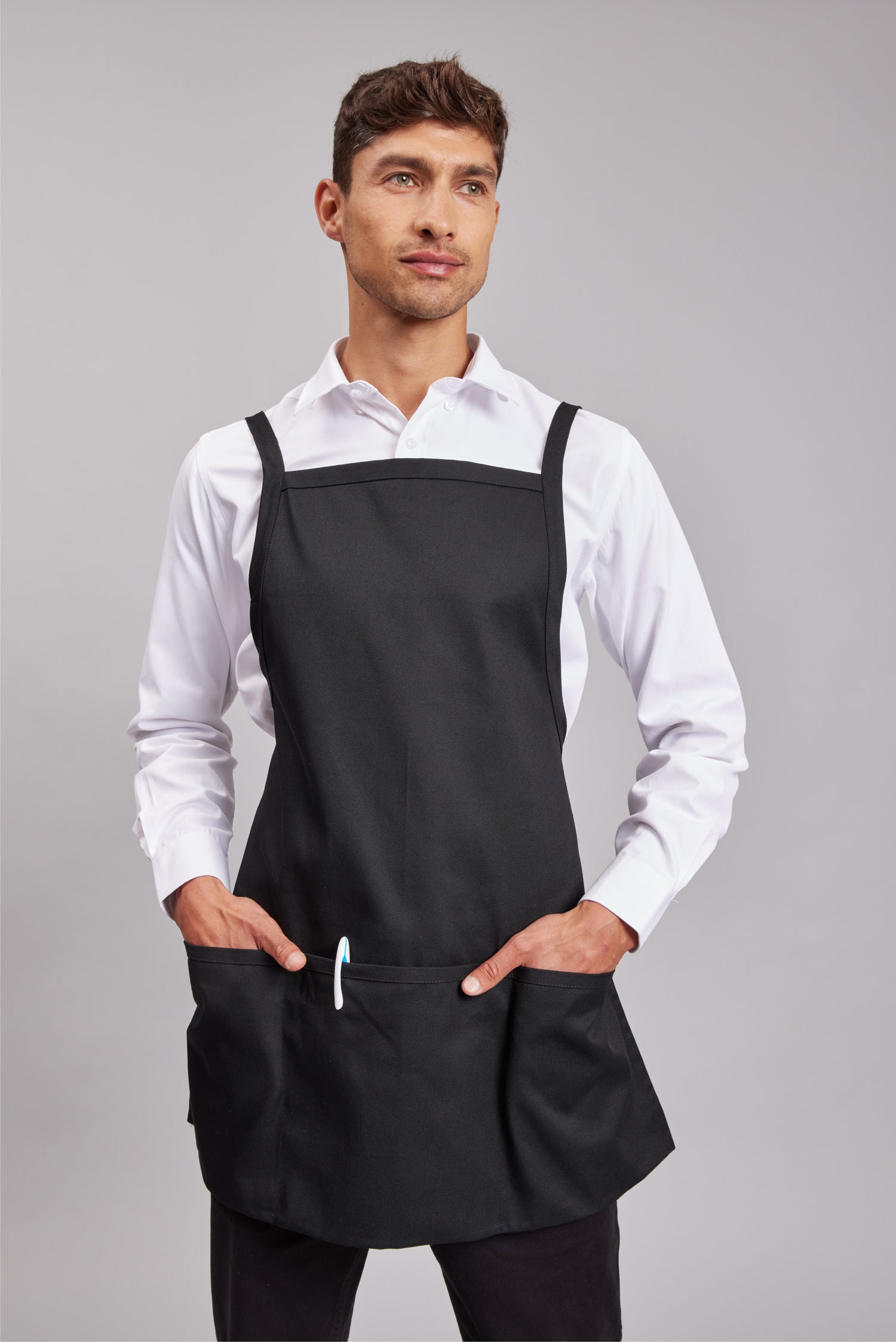 Delantal Pechera Prime Chef Canberra Negro