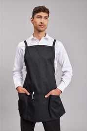 Delantal Pechera Prime Chef Canberra Negro