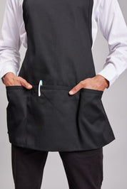 Delantal Pechera Prime Chef Canberra Negro