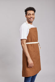 Delantal Pechera Bicolor Prime Chef Melbourne Café