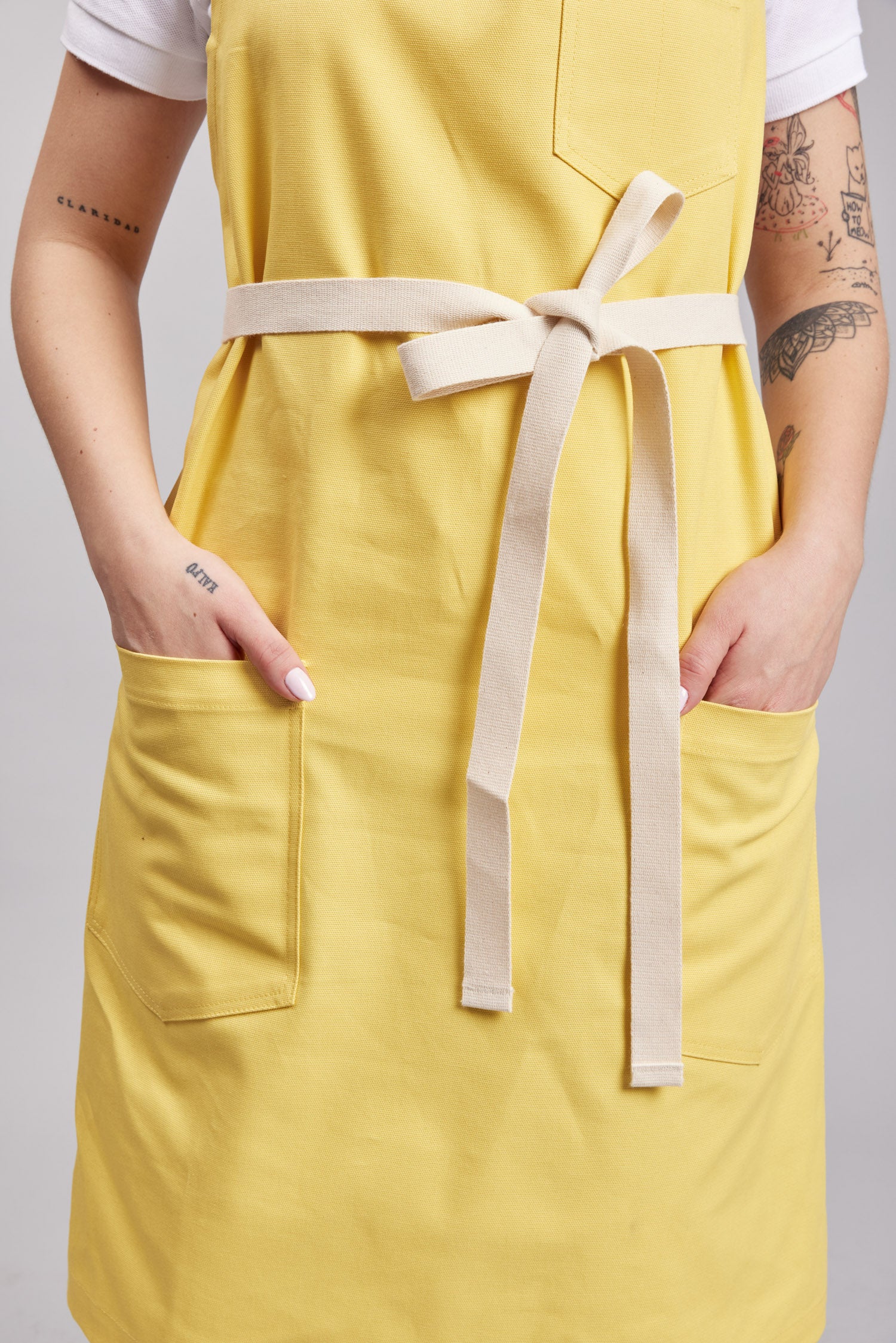 Delantal Pechera Bicolor Prime Chef Melbourne Amarillo