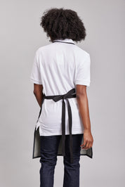 Delantal Pechera Bicolor Prime Chef Hobart Zig Zag Denim