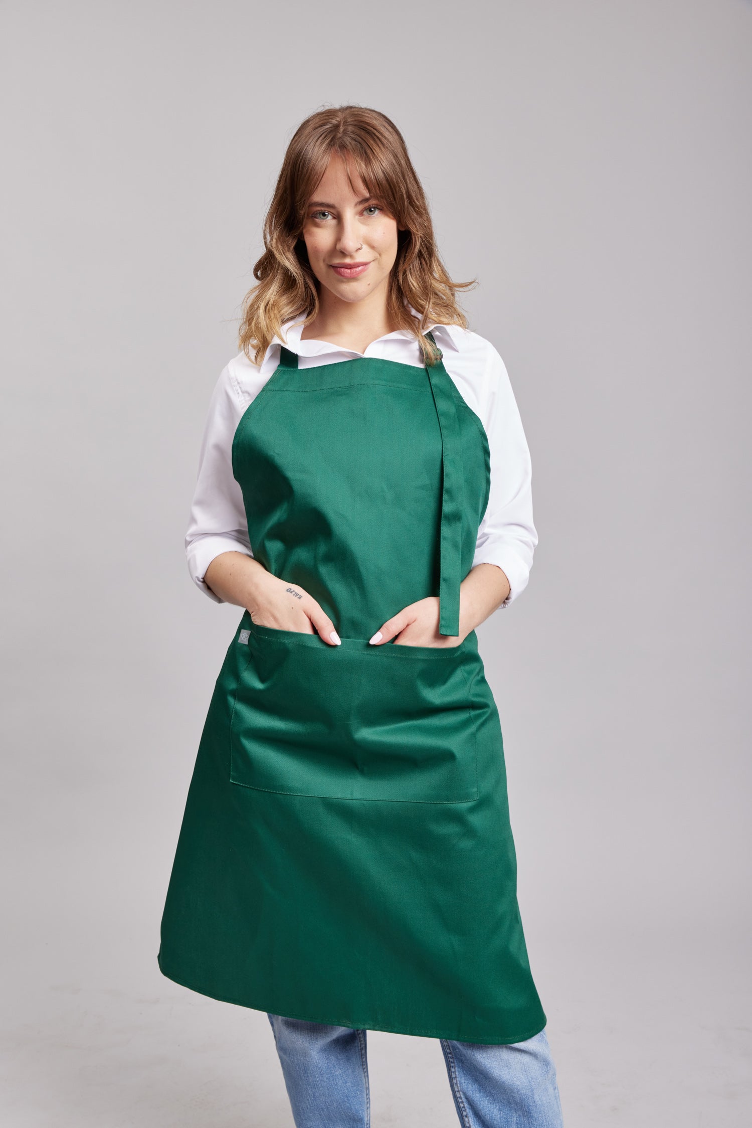 Delantal Pechera Prime Chef Darwin Verde Hunter