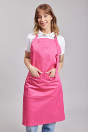 Delantal Pechera Prime Chef Darwin Fucsia