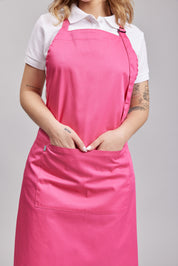 Delantal Pechera Prime Chef Darwin Fucsia