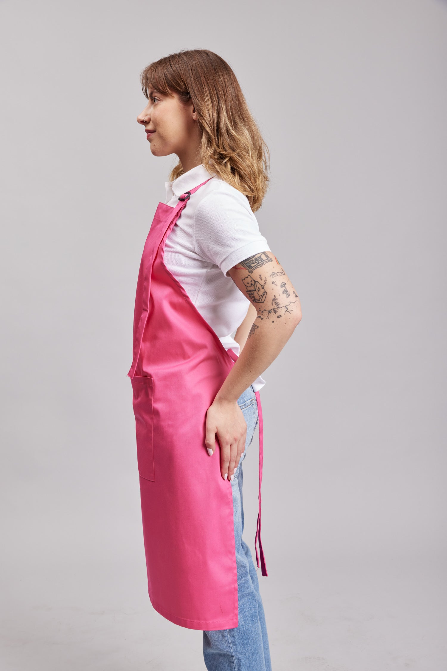 Delantal Pechera Prime Chef Darwin Fucsia