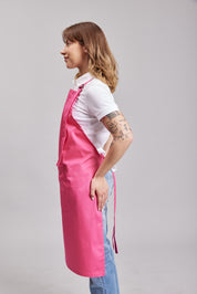 Delantal Pechera Prime Chef Darwin Fucsia