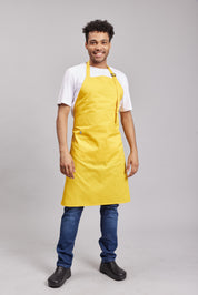 Delantal Pechera Prime Chef Darwin Amarillo