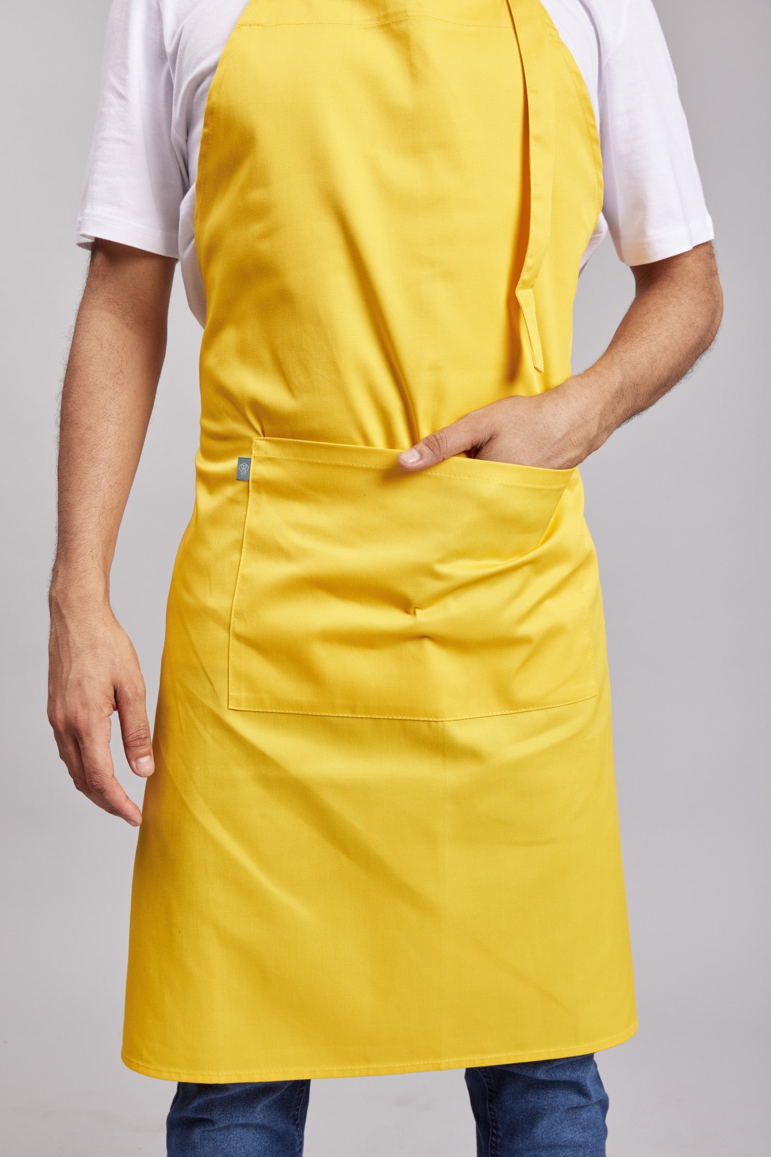 Delantal Pechera Prime Chef Darwin Amarillo