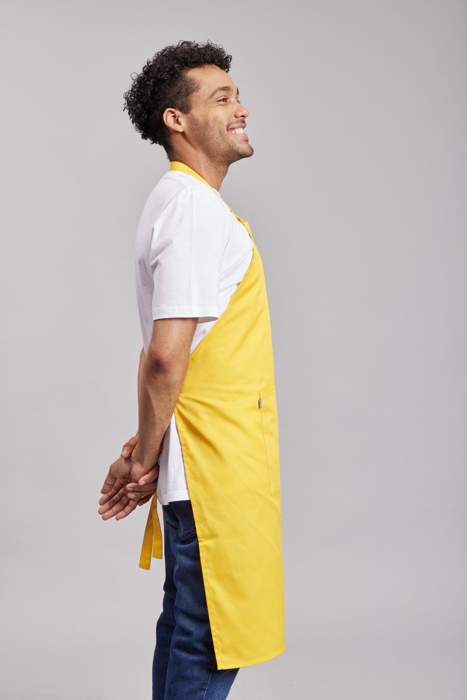 Delantal Pechera Prime Chef Darwin Amarillo