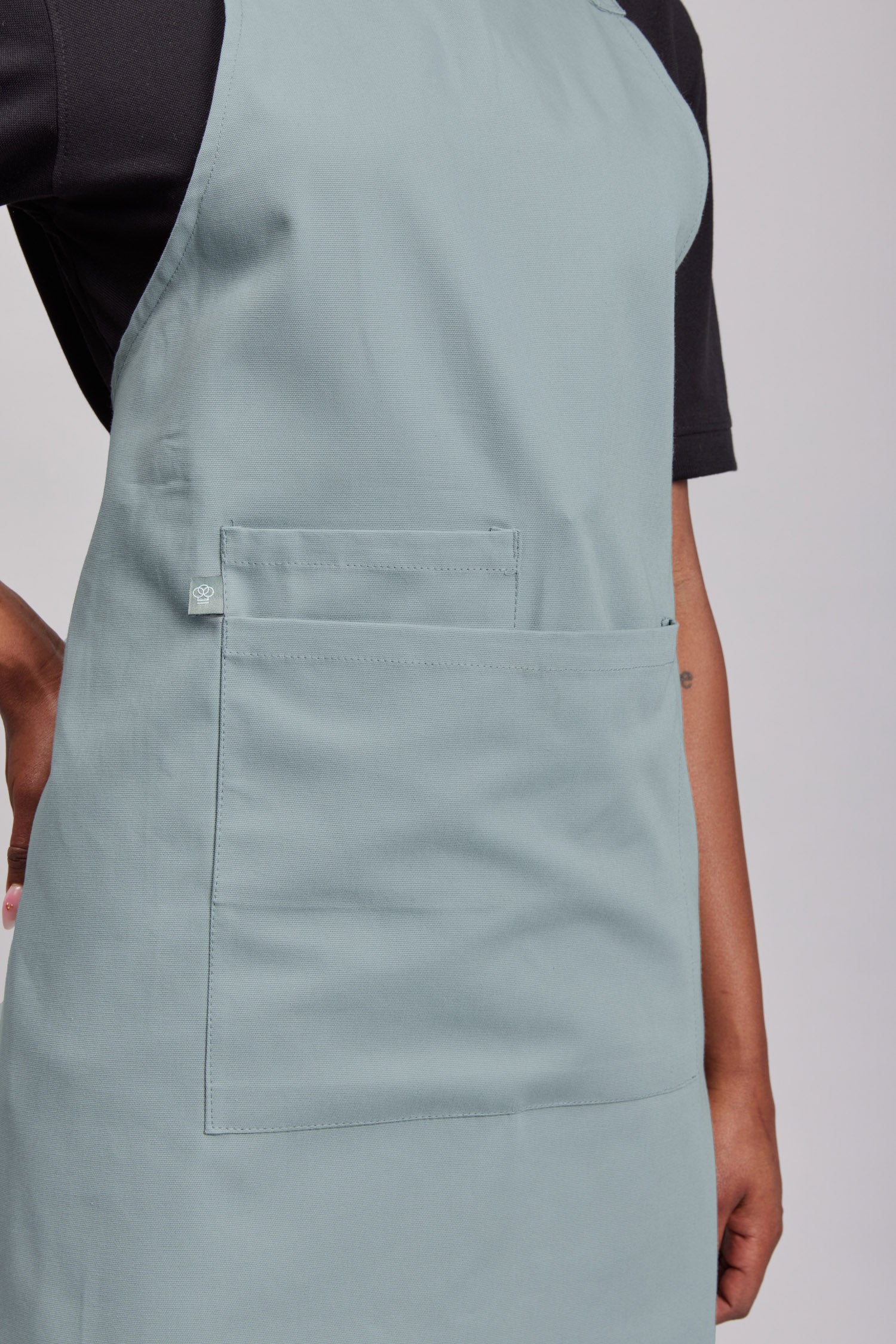 Delantal Pechera Orgánica Prime Chef Tasmania Eucalipto