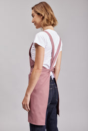 Delantal Pechera Orgánica Prime Chef Tasmania Rosa Palo