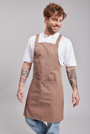 Delantal Pechera Orgánica Prime Chef Tasmania Avellana