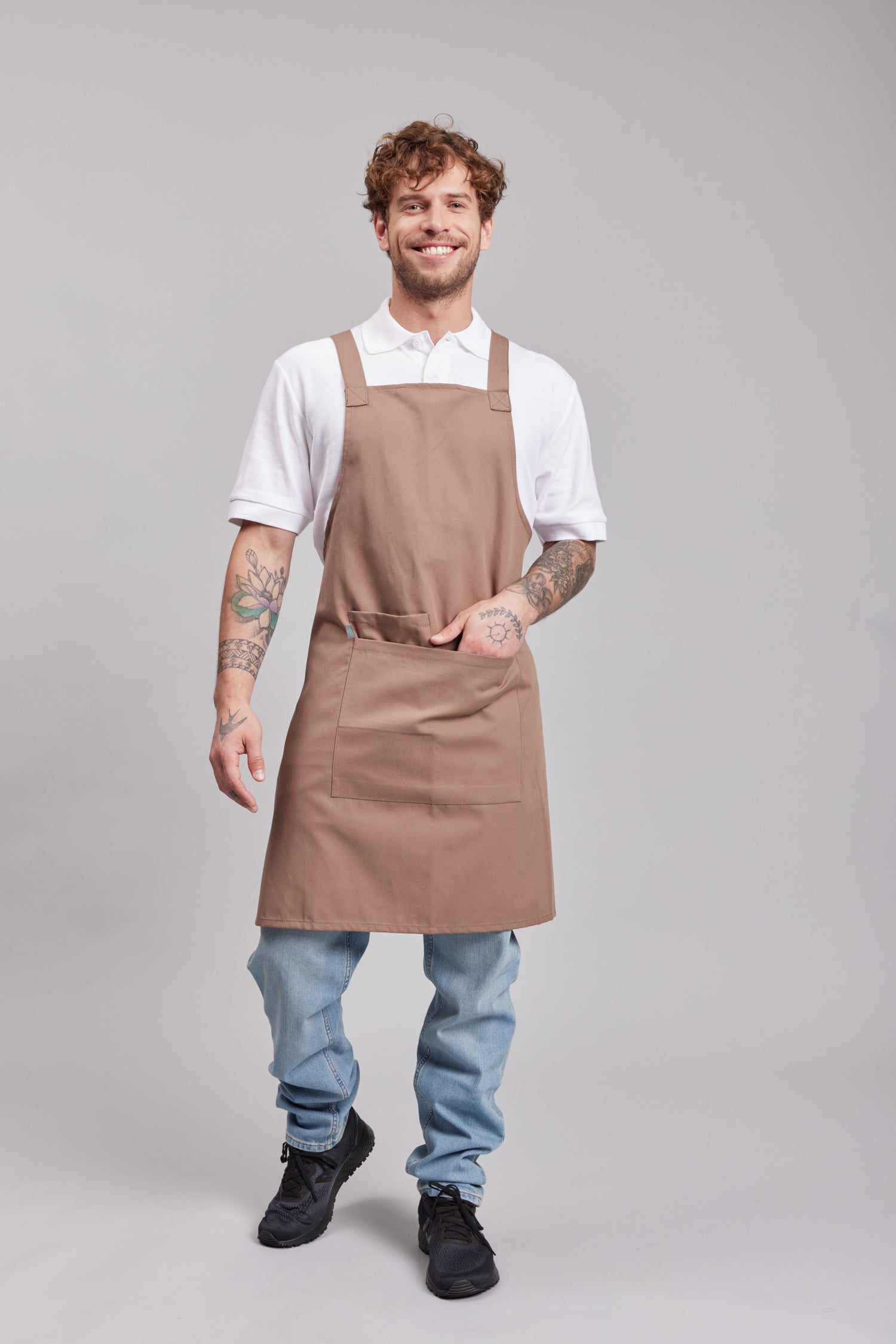 Delantal Pechera Orgánica Prime Chef Tasmania Avellana