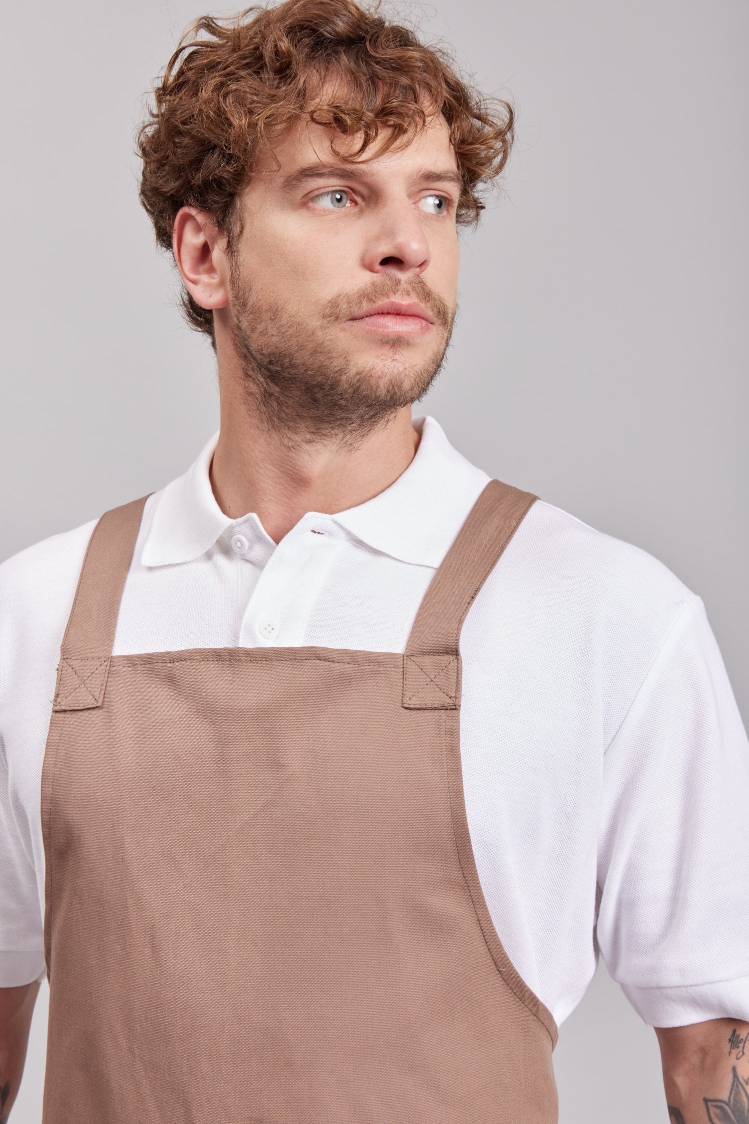 Delantal Pechera Orgánica Prime Chef Tasmania Avellana