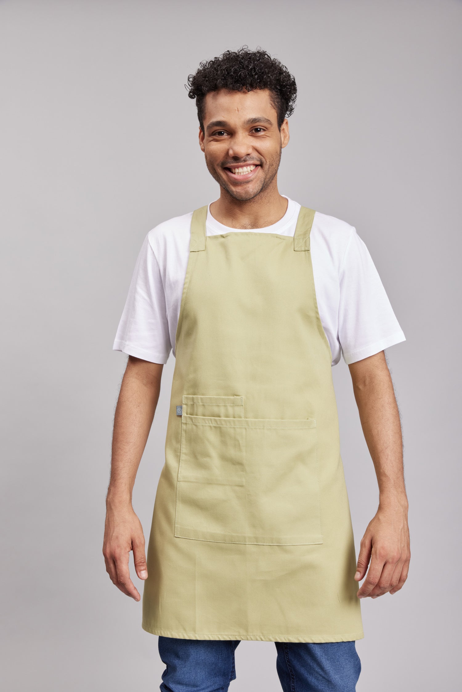 Delantal Pechera Orgánica Prime Chef Tasmania Pistacho