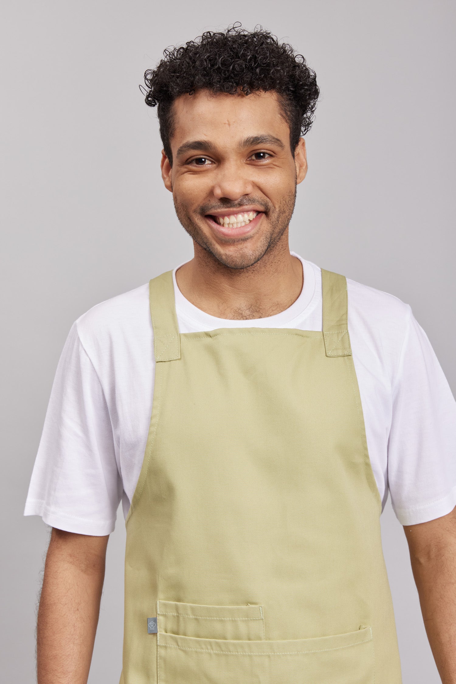 Delantal Pechera Orgánica Prime Chef Tasmania Pistacho