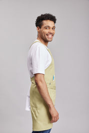 Delantal Pechera Orgánica Prime Chef Tasmania Pistacho