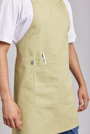 Delantal Pechera Orgánica Prime Chef Tasmania Pistacho