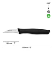 Cuchillo curvo o torneador Arcos 6cm Línea Nova