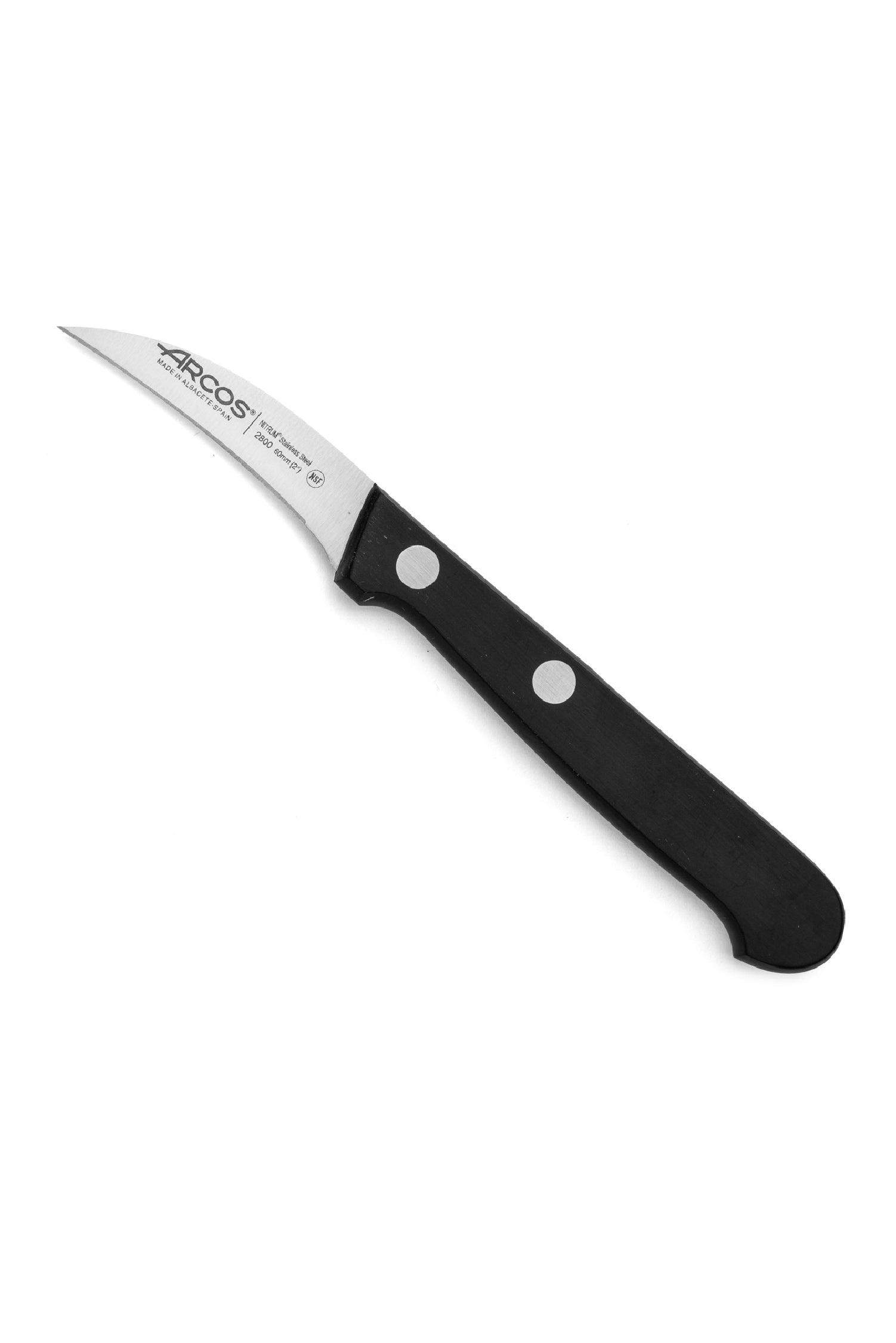 Cuchillo curvo o torneador premium Arcos 6cm Línea Universal