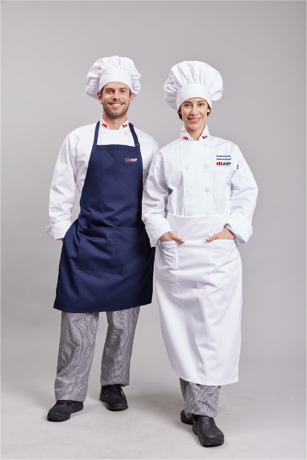 Set Uniforme Estudiante Cocina AIEP Clásico Unisex