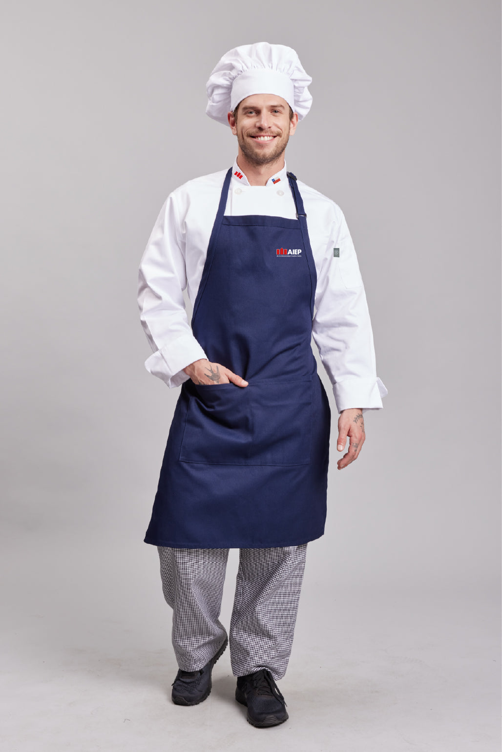Set Uniforme Estudiante Cocina AIEP Clásico Unisex