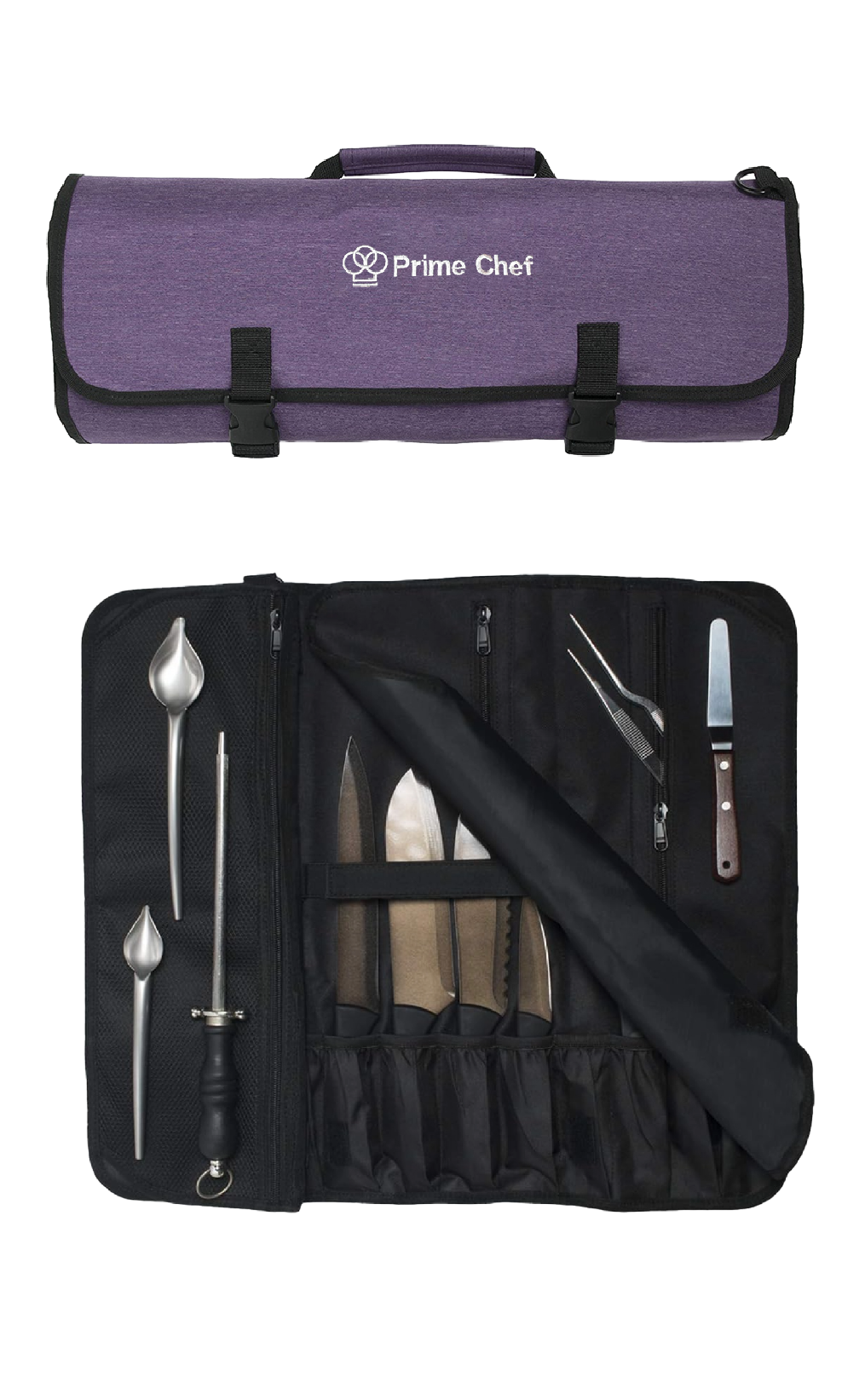 Bolso porta cuchillos Morado Prime Chef