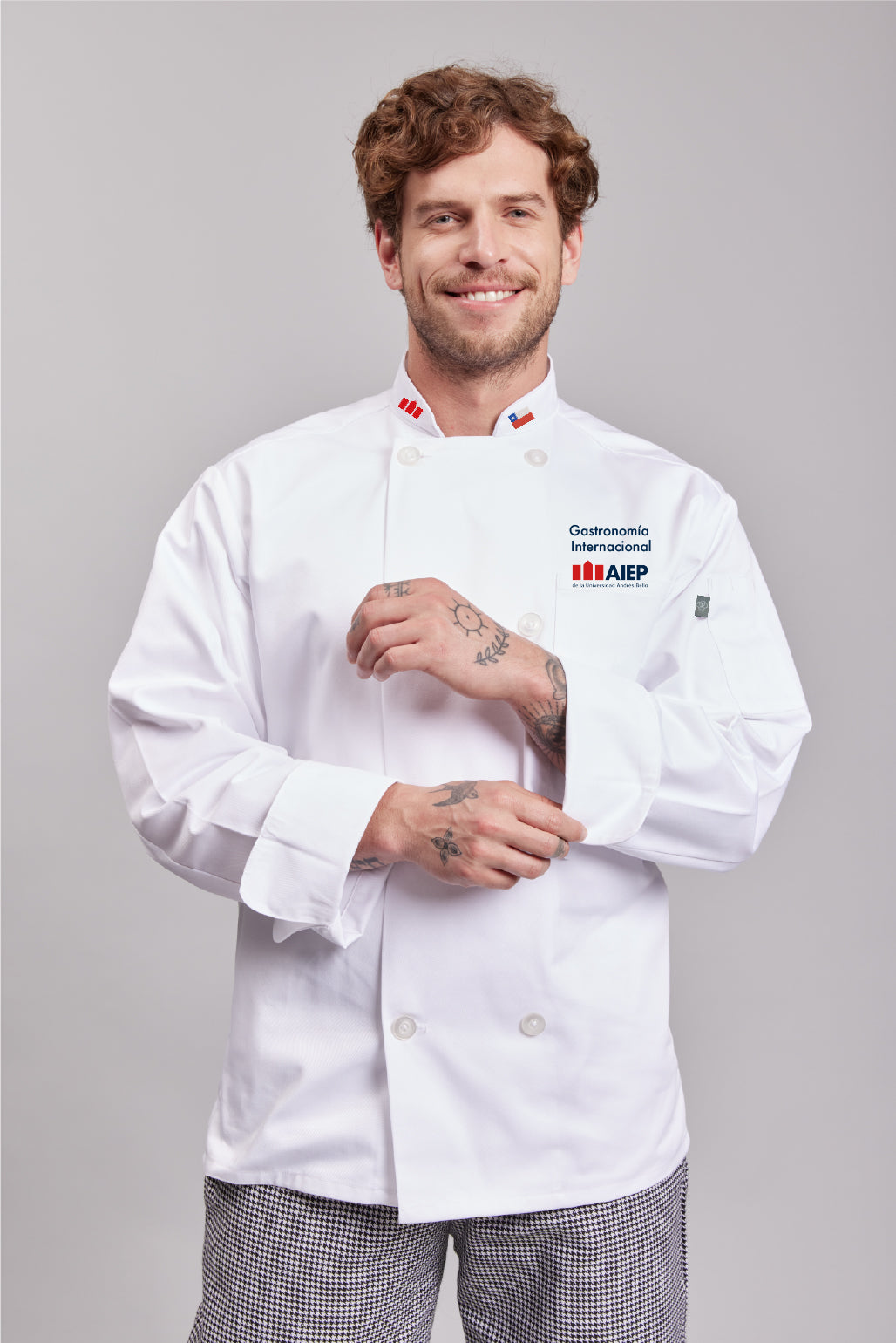 Set Uniforme Estudiante Cocina AIEP Clásico Unisex