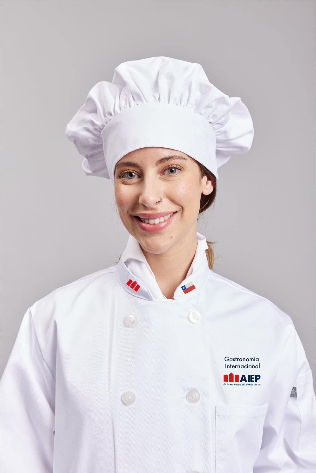 Set Uniforme Estudiante Cocina AIEP Clásico Mujer