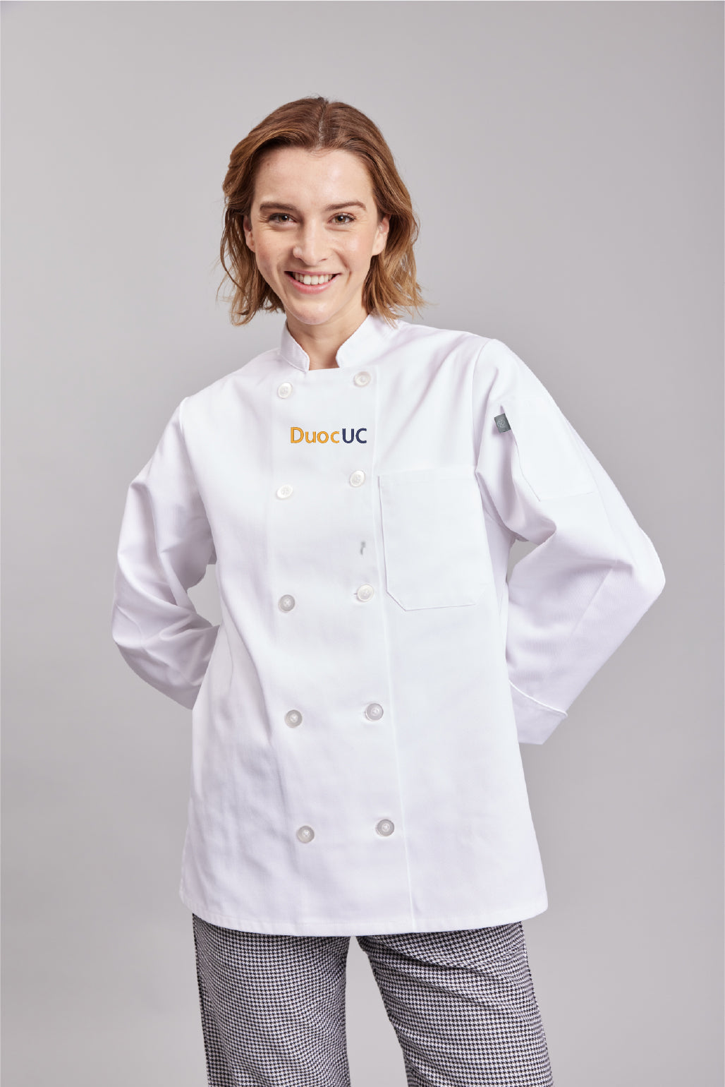 Set Uniforme Estudiante Cocina DUOC UC Clásico Mujer