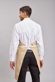 Delantal Pechera Bicolor Prime Chef Melbourne Light Beige