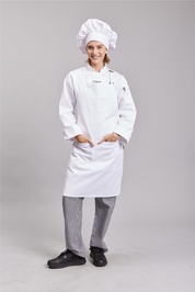 Set Uniforme Estudiante Cocina Culinary Clásico Mujer