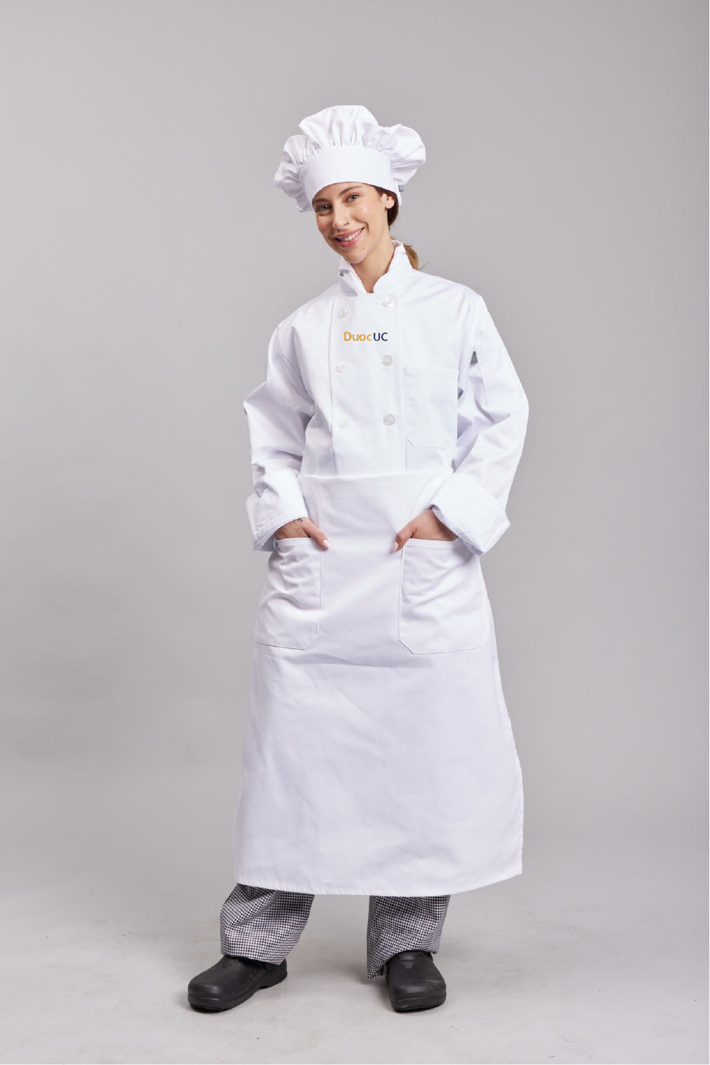 Set Uniforme Estudiante Cocina DUOC UC Clásico Mujer – Prime Chef